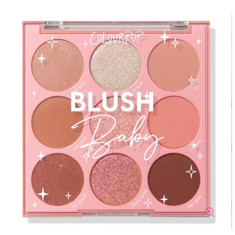 ColourPop Blush Baby Palette - Peach and Rose Hues
